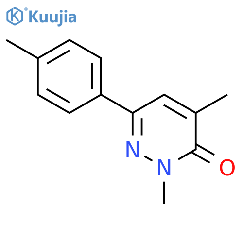 2,4-Dimethyl-6-(4-methylphenyl)pyridazin-3(2H)-one structure