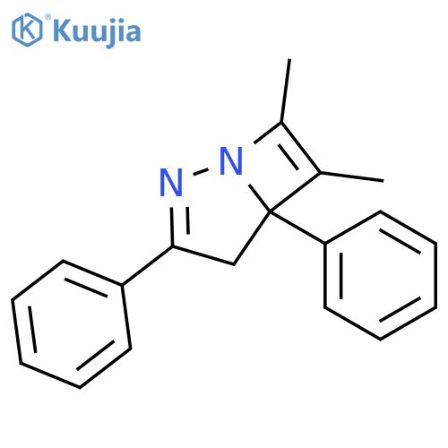 1,2-DIAZABICYCLO[3.2.0]HEPTA-2,6-DIENE, 6,7-DIMETHYL-3,5-DIPHENYL- structure