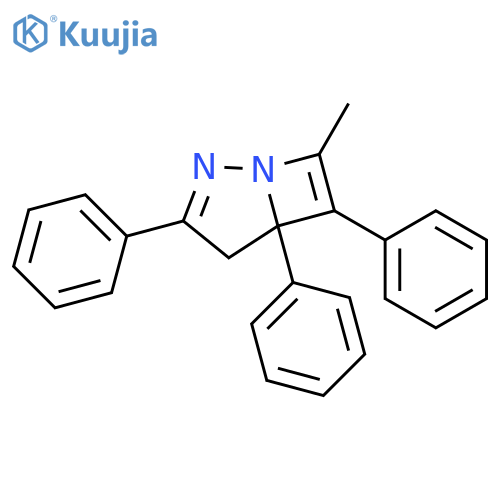 1,2-DIAZABICYCLO[3.2.0]HEPTA-2,6-DIENE, 7-METHYL-3,5,6-TRIPHENYL- structure