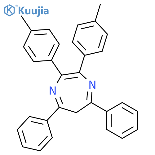 6H-1,4-Diazepine, 2,3-bis(4-methylphenyl)-5,7-diphenyl- structure