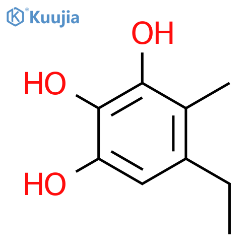 5-Ethyl-4-methylbenzene-1,2,3-triol structure