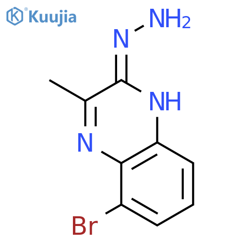 2(1H)-QUINOXALINONE, 5-BROMO-3-METHYL-, HYDRAZONE structure