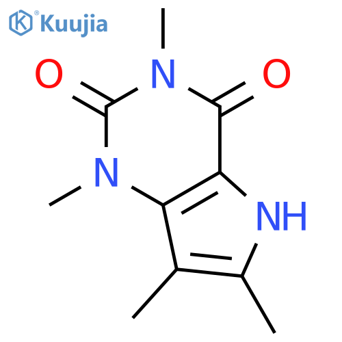 1H-Pyrrolo[3,2-d]pyrimidine-2,4(3H,5H)-dione, 1,3,6,7-tetramethyl- structure