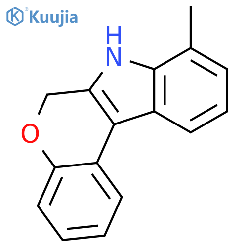 [1]Benzopyrano[3,4-b]indole, 6,7-dihydro-8-methyl- structure