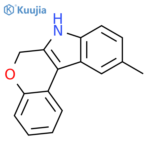 [1]Benzopyrano[3,4-b]indole, 6,7-dihydro-10-methyl- structure