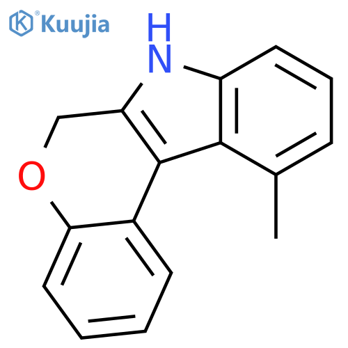 [1]Benzopyrano[3,4-b]indole, 6,7-dihydro-11-methyl- structure