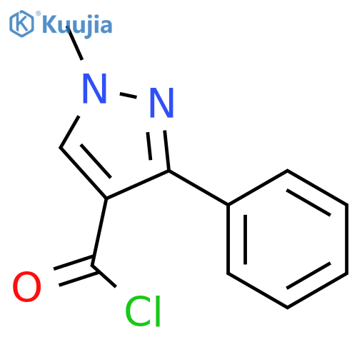 1H-PYRAZOLE-4-CARBONYL CHLORIDE, 1-METHYL-3-PHENYL- structure
