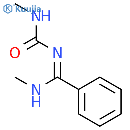 Benzenecarboximidamide, N-methyl-N'-[(methylamino)carbonyl]- structure