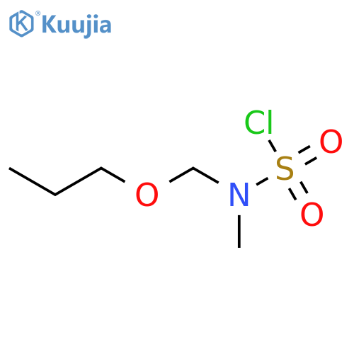 SULFAMOYL CHLORIDE, METHYL(PROPOXYMETHYL)- structure