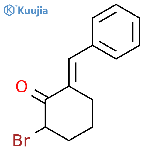 Cyclohexanone, 2-bromo-6-(phenylmethylene)- structure