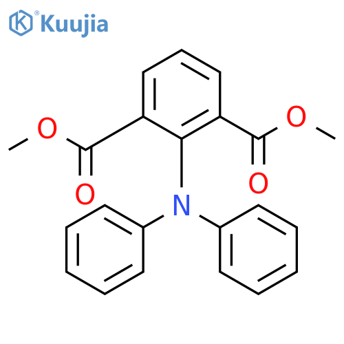 1,3-Benzenedicarboxylic acid, 2-(diphenylamino)-, dimethyl ester structure