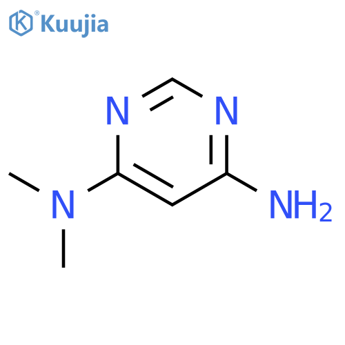 4-N,6-N-dimethylpyrimidine-4,6-diamine structure