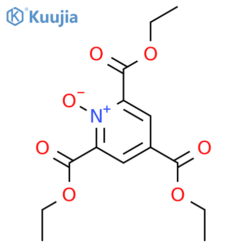 2,4,6-PYRIDINETRICARBOXYLIC ACID, TRIETHYL ESTER, 1-OXIDE structure