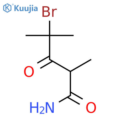 PENTANAMIDE, 4-BROMO-2,4-DIMETHYL-3-OXO- structure