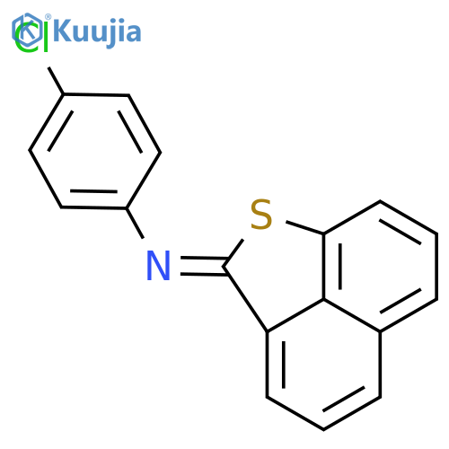 Benzenamine, 4-chloro-N-2H-naphtho[1,8-bc]thien-2-ylidene- structure