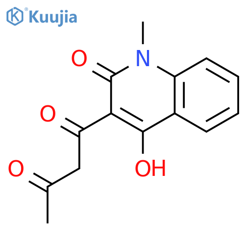 1,3-BUTANEDIONE, 1-(1,2-DIHYDRO-4-HYDROXY-1-METHYL-2-OXO-3-QUINOLINYL)- structure