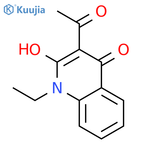 3-Acetyl-1-ethyl-4-hydroxy-2(1H)-quinolinone structure