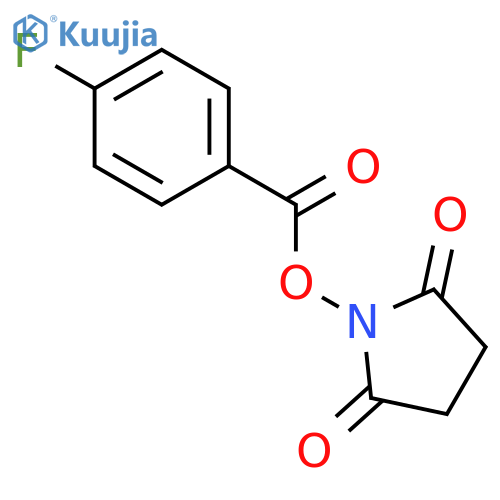 2,5-Dioxopyrrolidin-1-yl 4-fluorobenzoate structure