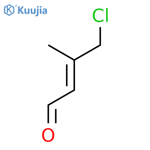 2-BUTENAL, 4-CHLORO-3-METHYL- structure