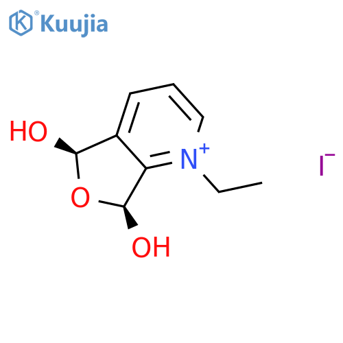 Furo[3,4-b]pyridinium, 1-ethyl-5,7-dihydro-5,7-dihydroxy-, iodide, cis- structure