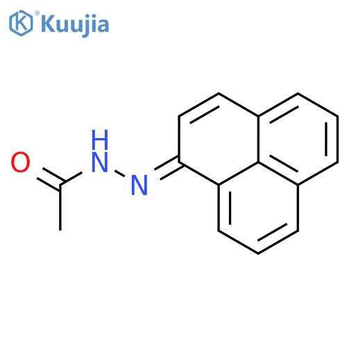 Acetic acid, 1H-phenalen-1-ylidenehydrazide structure