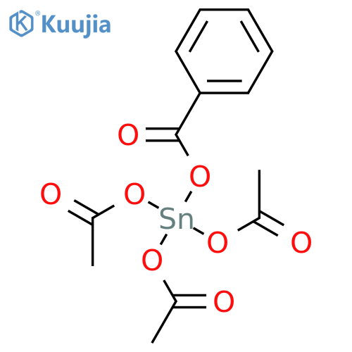 STANNANE, TRIS(ACETYLOXY)(BENZOYLOXY)- structure