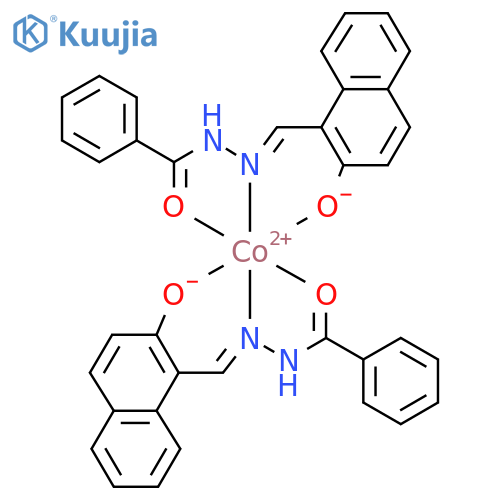 Cobalt, bis[benzoic acid [(2-hydroxy-1-naphthalenyl)methylene]hydrazidato]- (9CI) structure