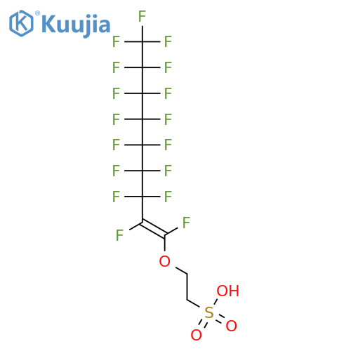 ETHANESULFONIC ACID, 2-[(HEPTADECAFLUORONONENYL)OXY]- structure