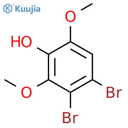 Phenol, 3,4-dibromo-2,6-dimethoxy- structure