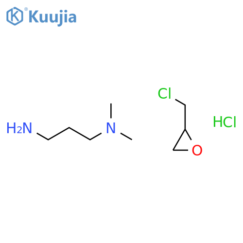 N,N-dimethylpropane-1,3-diamine - 2-(chloromethyl)oxirane (1:1) hydrochloride structure