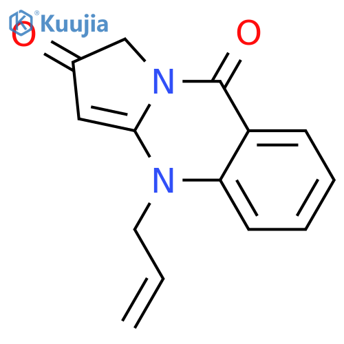 Pyrrolo[2,1-b]quinazoline-2,9(1H,4H)-dione, 4-(2-propenyl)- structure