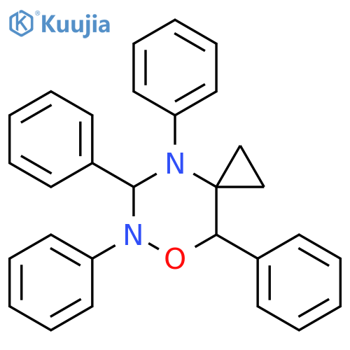 4,5,6,8-Tetraphenyl-7-oxa-4,6-diazaspiro[2.5]octane structure