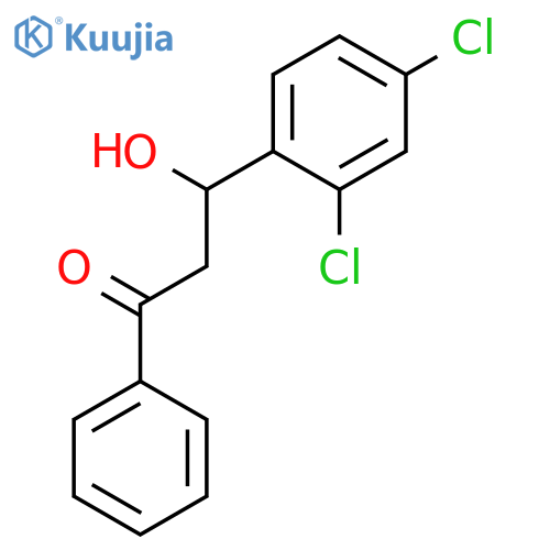 3-(2,4-Dichlorophenyl)-3-hydroxy-1-phenylpropan-1-one structure
