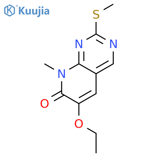 Pyrido[2,3-d]pyrimidin-7(8H)-one, 6-ethoxy-8-methyl-2-(methylthio)- structure