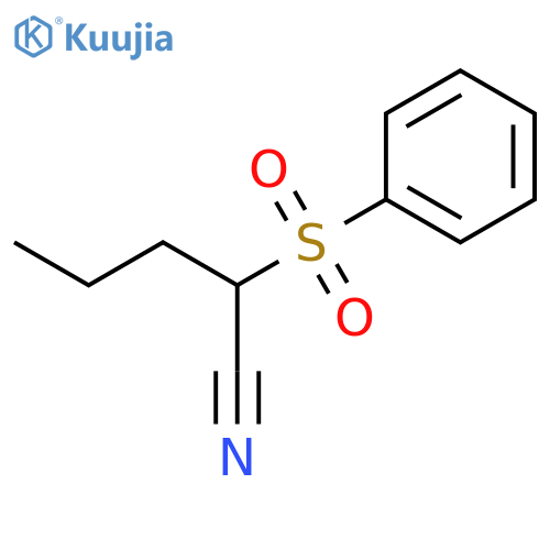 Pentanenitrile, 2-(phenylsulfonyl)- structure