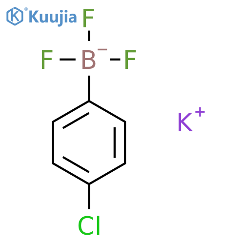 Potassium 4-chlorophenyltrifluoroborate structure