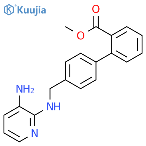 Methyl 4'-{[(3-aminopyridin-2-yl)amino]methyl}-biphenyl-2-carboxylate structure