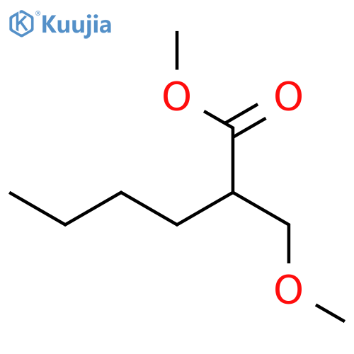 Hexanoic acid, 2-(methoxymethyl)-, methyl ester, (-)- structure
