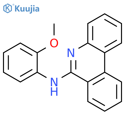 6-Phenanthridinamine, N-(2-methoxyphenyl)- structure