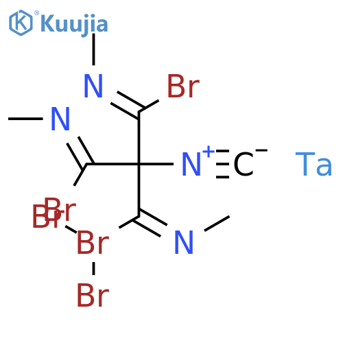 TANTALUM, DIBROMOTRIS[BROMO(METHYLIMINO)METHYL](ISOCYANOMETHANE)- structure