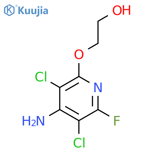 Ethanol, 2-[(4-amino-3,5-dichloro-6-fluoro-2-pyridinyl)oxy]- structure