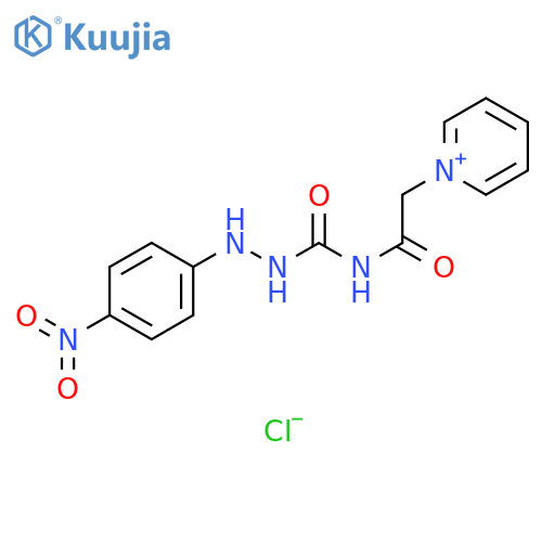 Pyridinium,1-[2-[[[2-(4-nitrophenyl)hydrazino]carbonyl]amino]-2-oxoethyl]-, chloride structure