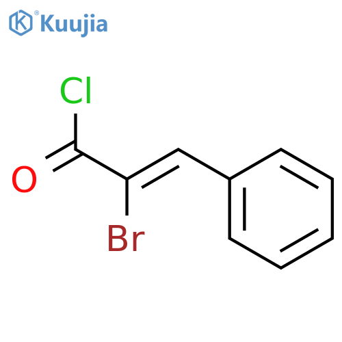 2-PROPENOYL CHLORIDE, 2-BROMO-3-PHENYL- structure