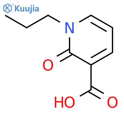 3-Pyridinecarboxylic acid, 1,2-dihydro-2-oxo-1-propyl- structure
