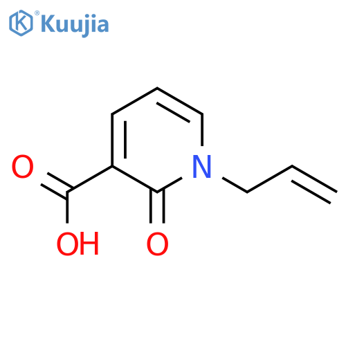 1-allyl-2-oxo-1,2-dihydro-3-pyridinecarboxylic acid structure