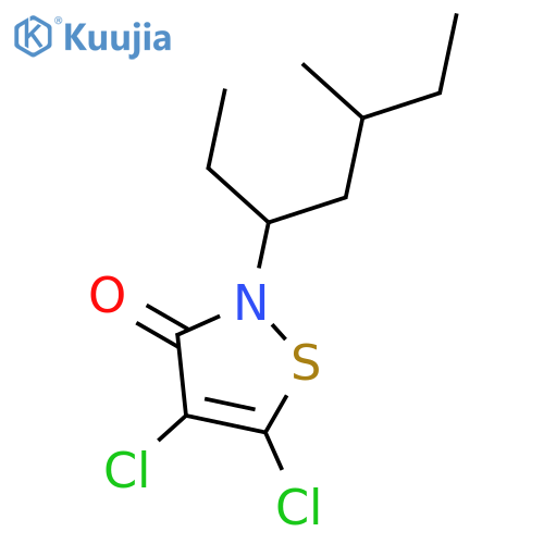 3(2H)-Isothiazolone, 4,5-dichloro-2-(1-ethyl-3-methylpentyl)- structure