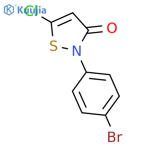 3(2H)-ISOTHIAZOLONE, 2-(4-BROMOPHENYL)-5-CHLORO- structure