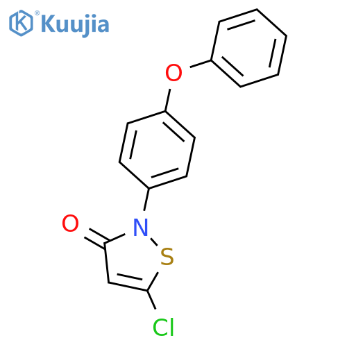 3(2H)-Isothiazolone, 5-chloro-2-(4-phenoxyphenyl)- structure