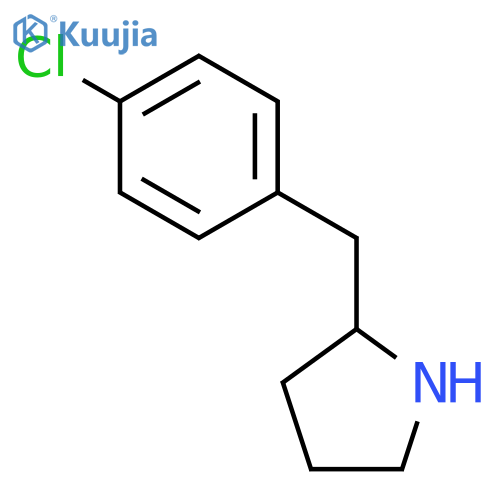 2-(4-chlorobenzyl)pyrrolidine structure