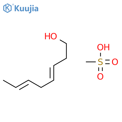 3,6-Octadien-1-ol, methanesulfonate, (E,E)- structure